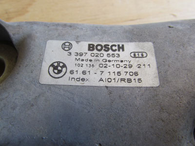 BMW Bosch Windshield Wiper Linkage Transmission 61617115706 E65 E66 745i 745Li 750i 750Li 760i 760Li5